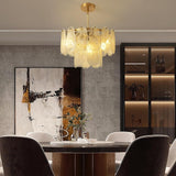 Small Size Cloud Glass Tier Chandelier for Dining Room