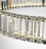 Crystal Ring Chandelier Close-up Detail