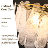 Cloud Glass Lampshade Close Up