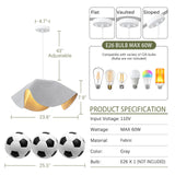 Woven pendant light size & specs, E26 bulb compatible