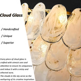 Handcrafted Cloud Glass Detail