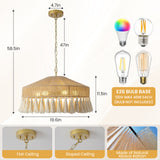 Rattan Pendant Light Size & Specs