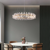Luxury Crystal Ring Chandelier for Dining Room