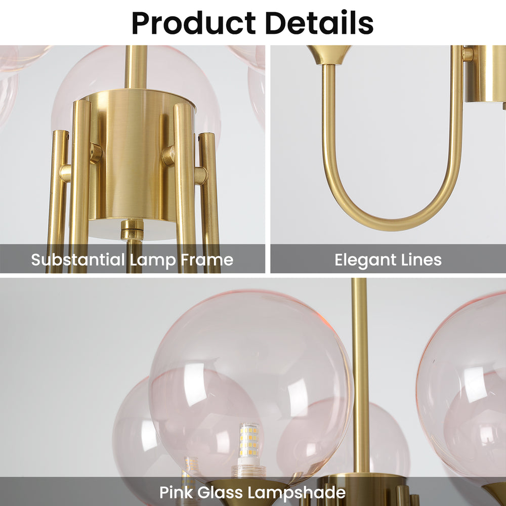 Pink Bubble Chandelier Product Details