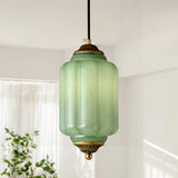 vintage green glass pendant light for kitchen island hallway bedroom bathroom